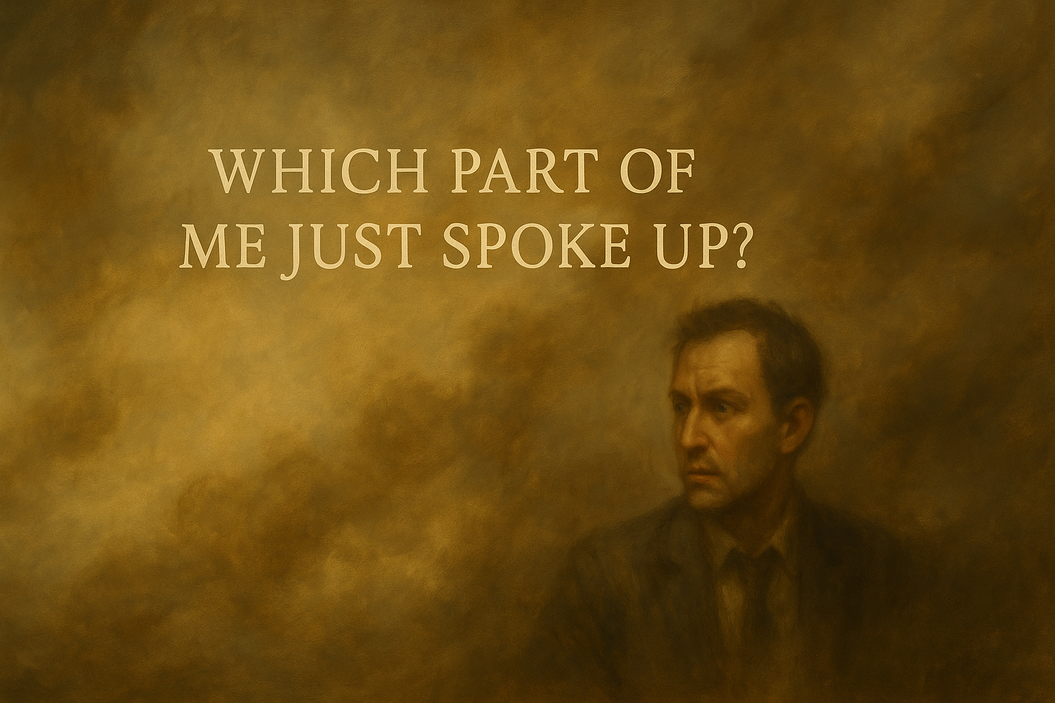 Carl Jung inner dialogue: 'Which part of me just spoke up?' - exploring the psyche